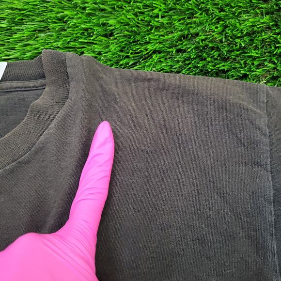 Vintage 1988 Fruit-Of-The-Loom Shirt XL 23x27 Faded-Black - Picture 3 of 15